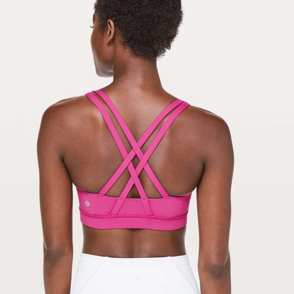 Lululemon Raspberry Energy Sports Bra
